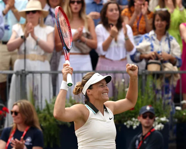After spectacularly defeating Madison Keys, 37-year-old Tatjana Maria advances to the Queen’s final.