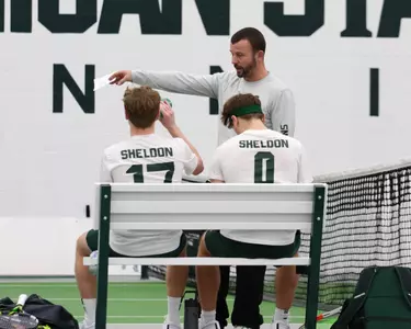 Senior Max Sheldon was named the ITA Midwest Region’s Most Improved Player, while assistant coach Mike Flowers was named the region’s Assistant Coach of the Year.